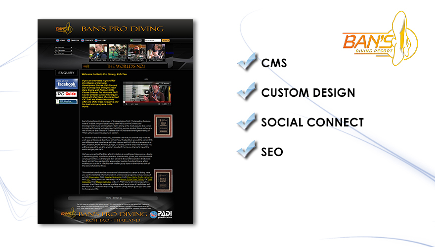 Bans, Koh Tao, Thailand